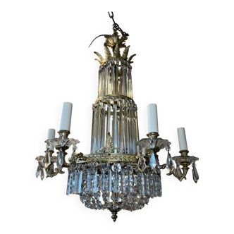 Crystal lustre, late 19th century