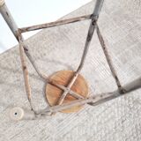 High steel workshop stool