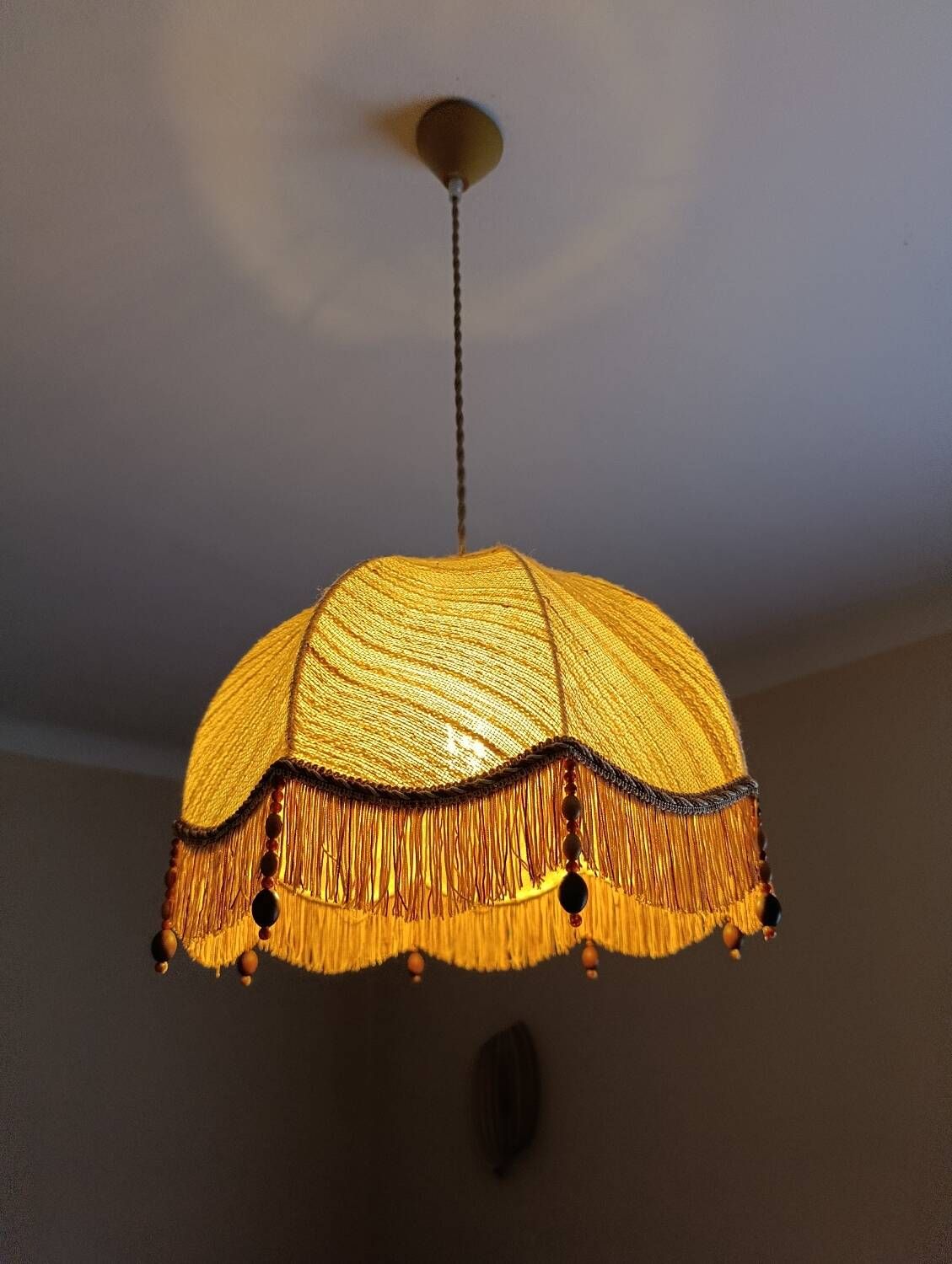 bohemian chic vintage suspension natural care and wooden pearl