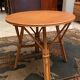 Circular rattan coffee table 1970-1980