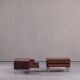 Vintage rosewood nightstands, Denmark, 1970s set of 2