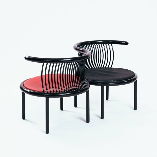 Chaise Lubke vis-à-vis, par Herbert Ohl, Allemagne, années 1970