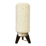 Bubble lamp in white plastic, plexiglass and aluminum from the 70s