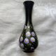 Petit vase bois verni artisanat russe vintage
