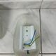 Set of two vintage Italian glass wall lamps