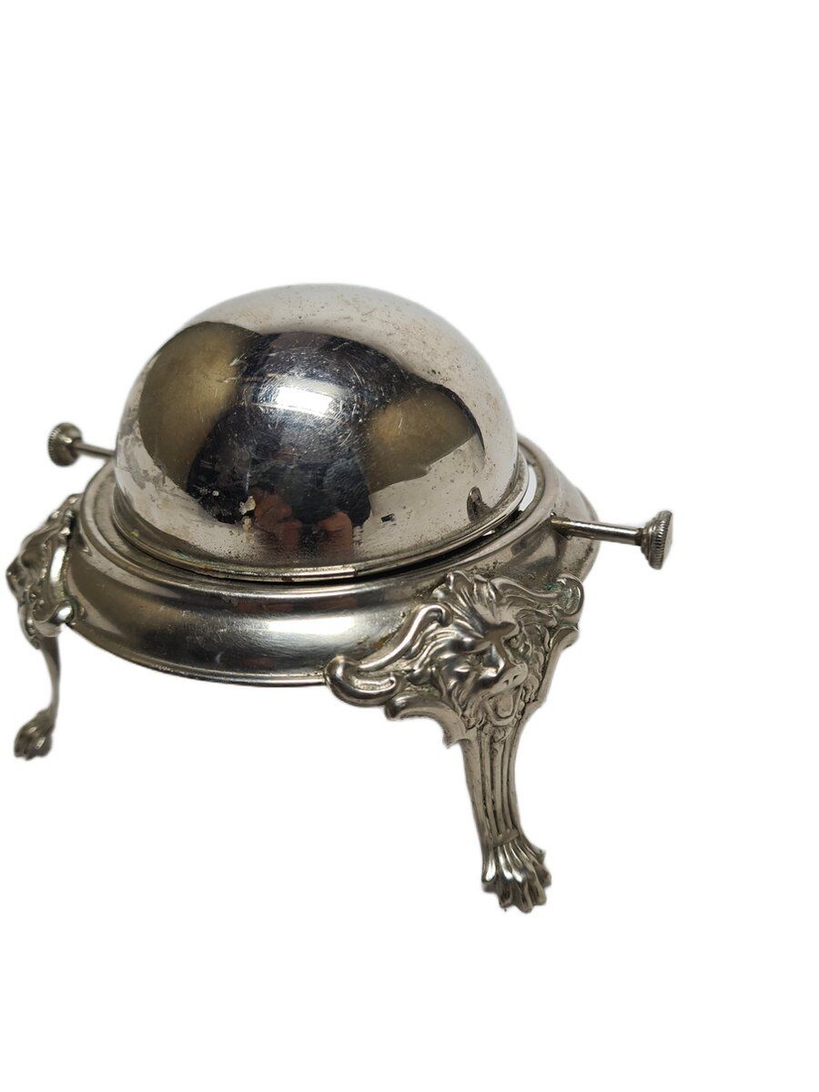 Art Deco brass caviar bowl, Sweden, 1950s