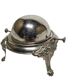 Art Deco brass caviar bowl, Sweden, 1950s