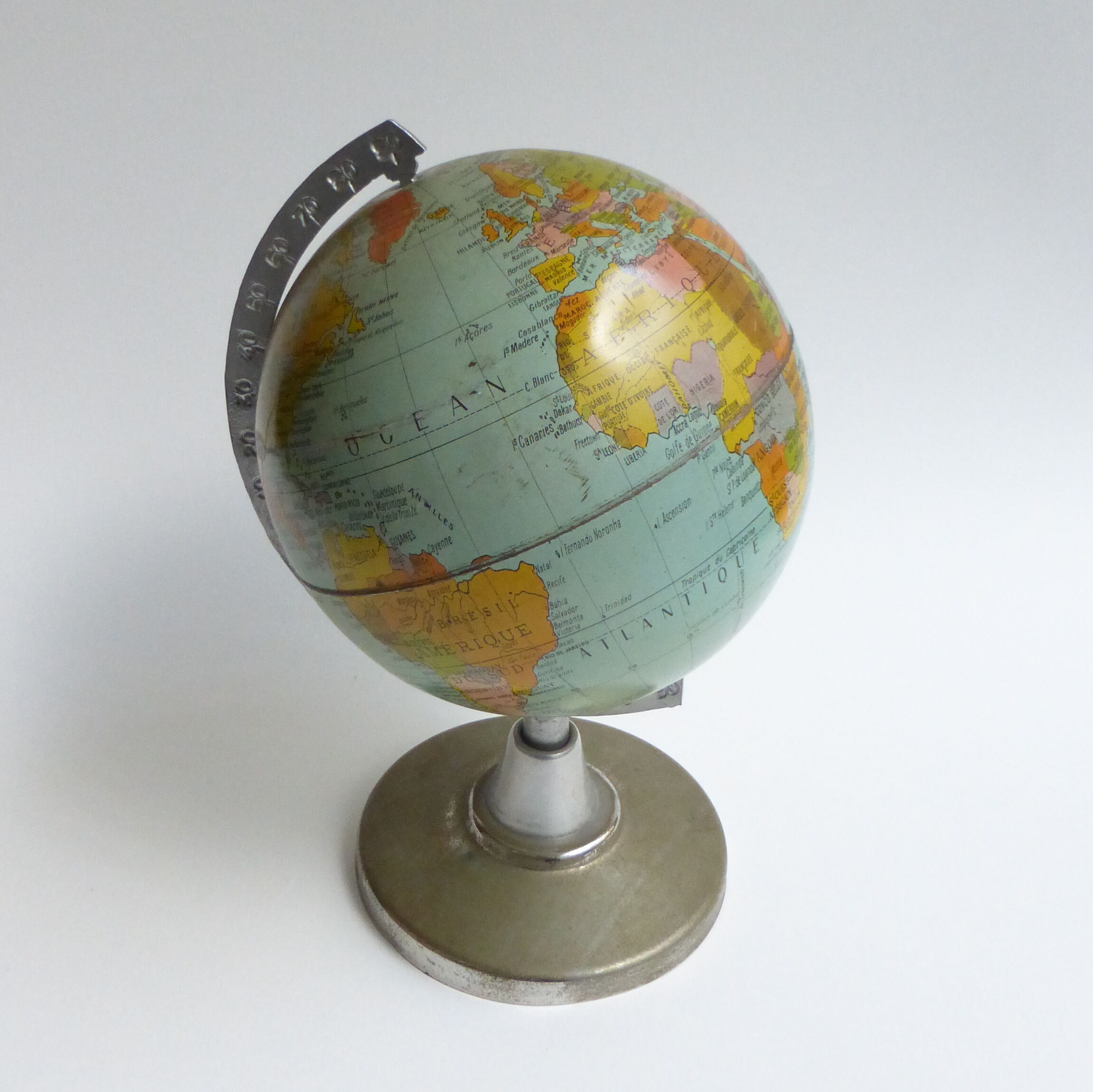 Globe terrestre vintage 1950/60