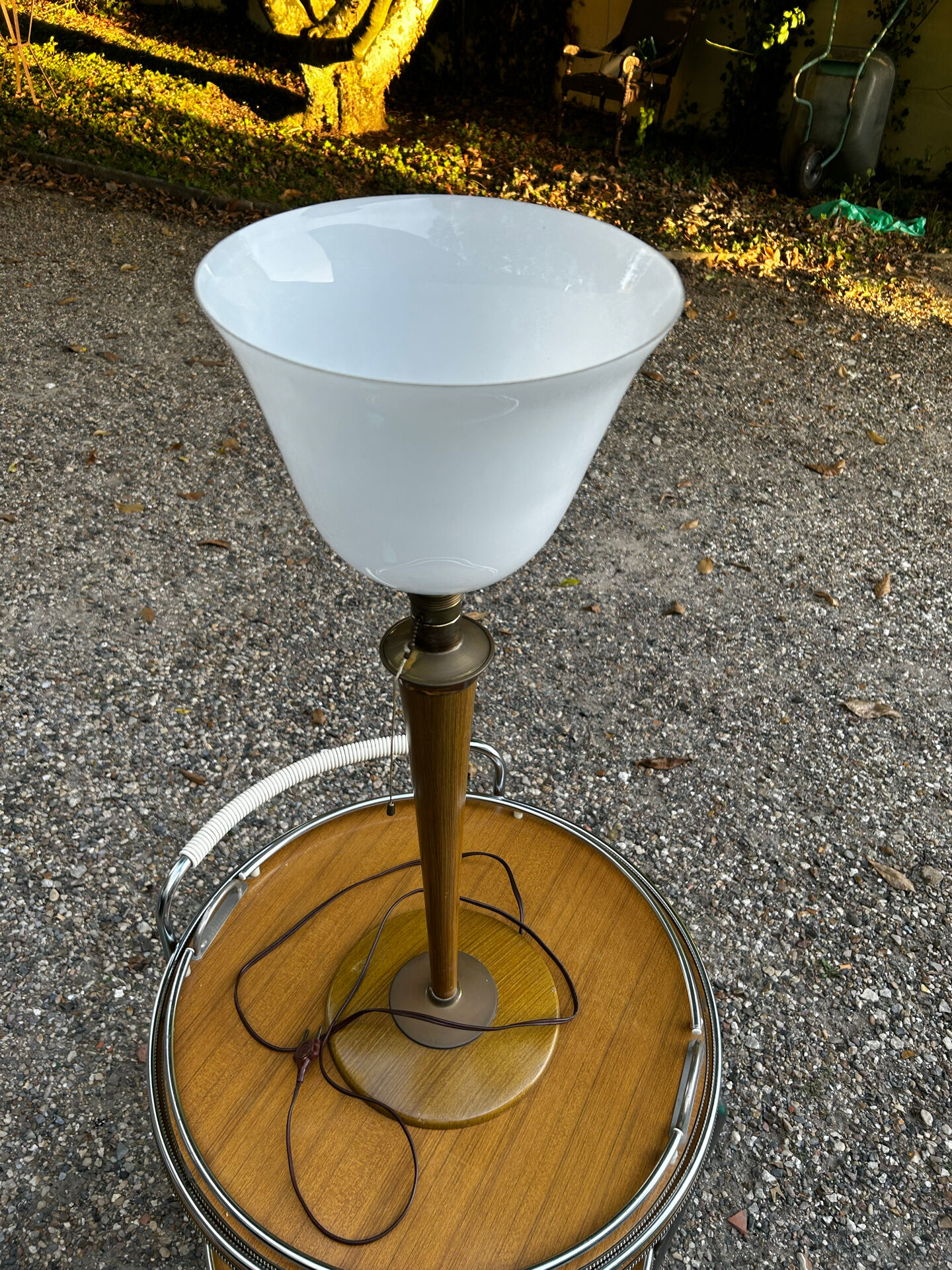 Vintage Mazda lamp from the 1940s.