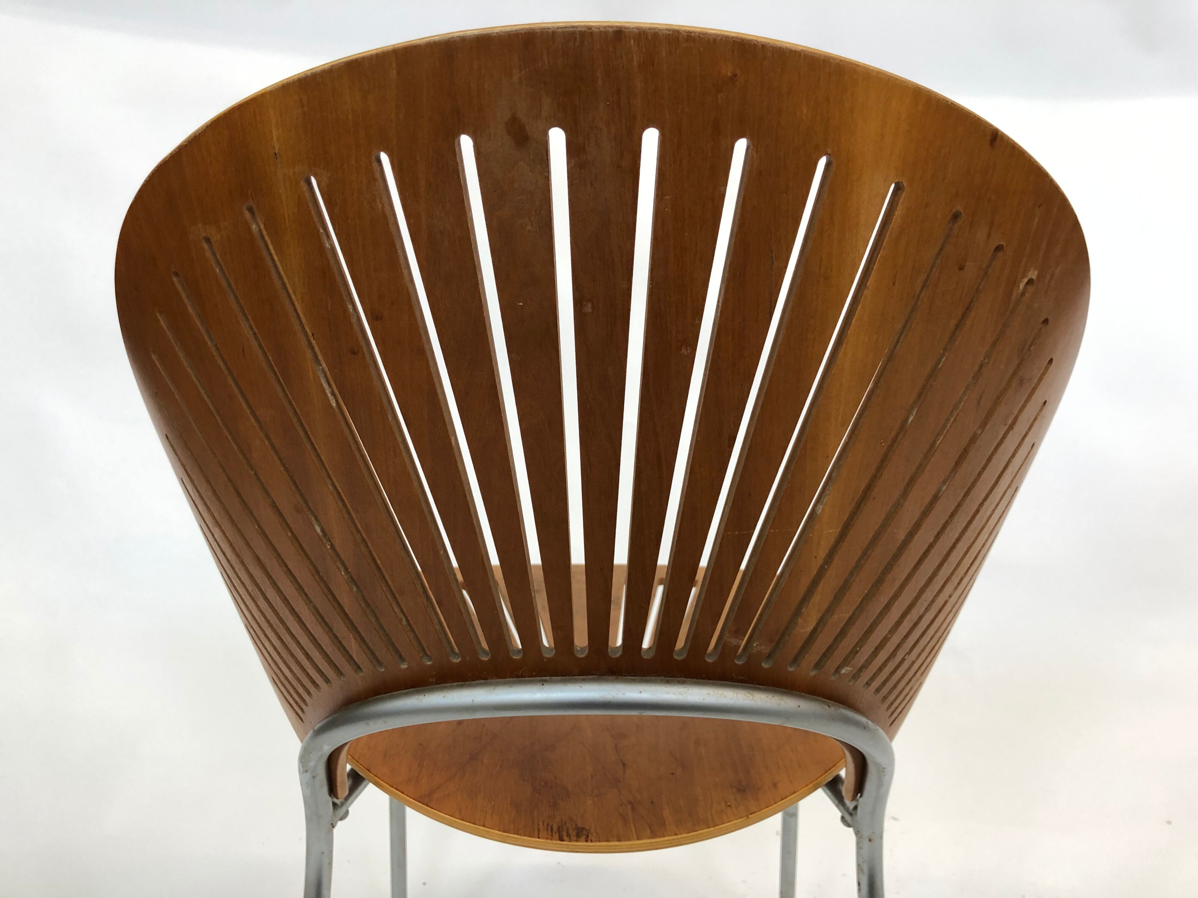 Suite de quatre chaises danoise "Trinidad" par Nanna Ditzel pour Fredericia Stolefabrik en teck