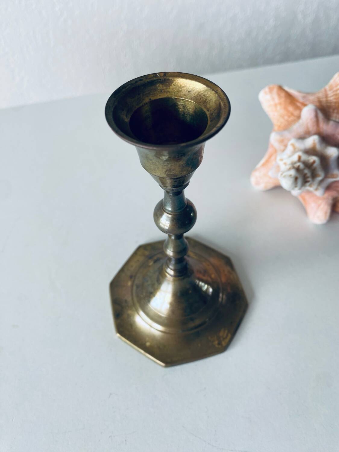 Brass candle holder