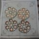 Set of 4 oyster plates Sarreguemines