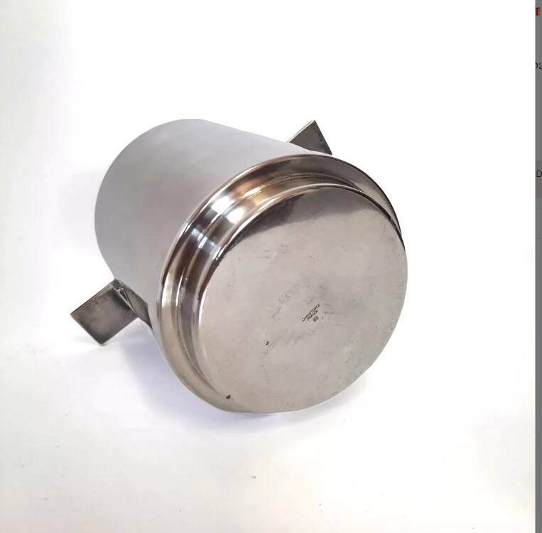 Ice bucket and tongs, 1950s Lino Sabattini for Christofle