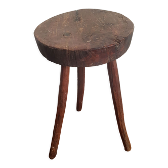 Tabouret tripode haut