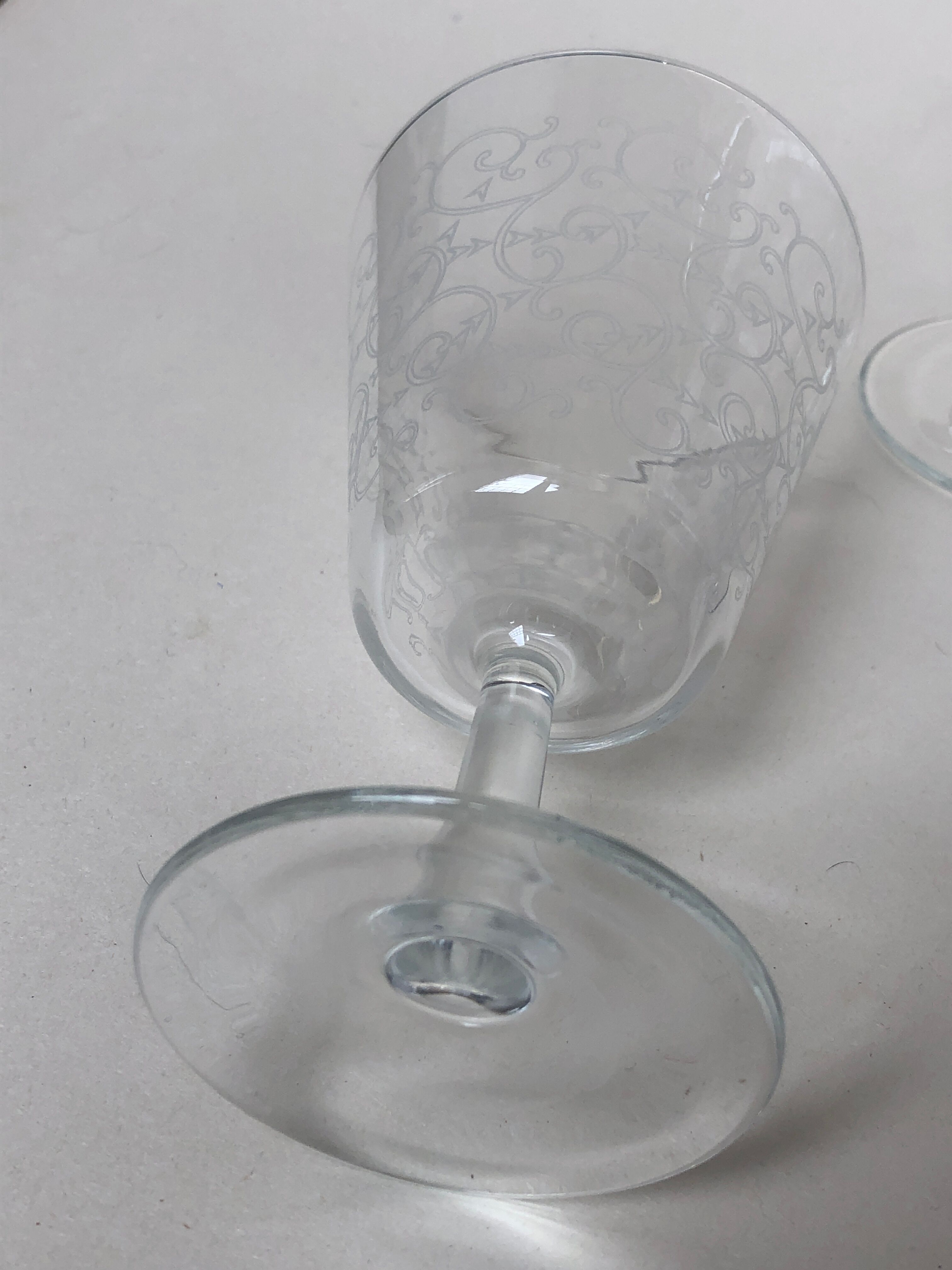 Set of 12 glass