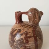 Peruvian stirrup vase with terracotta spout