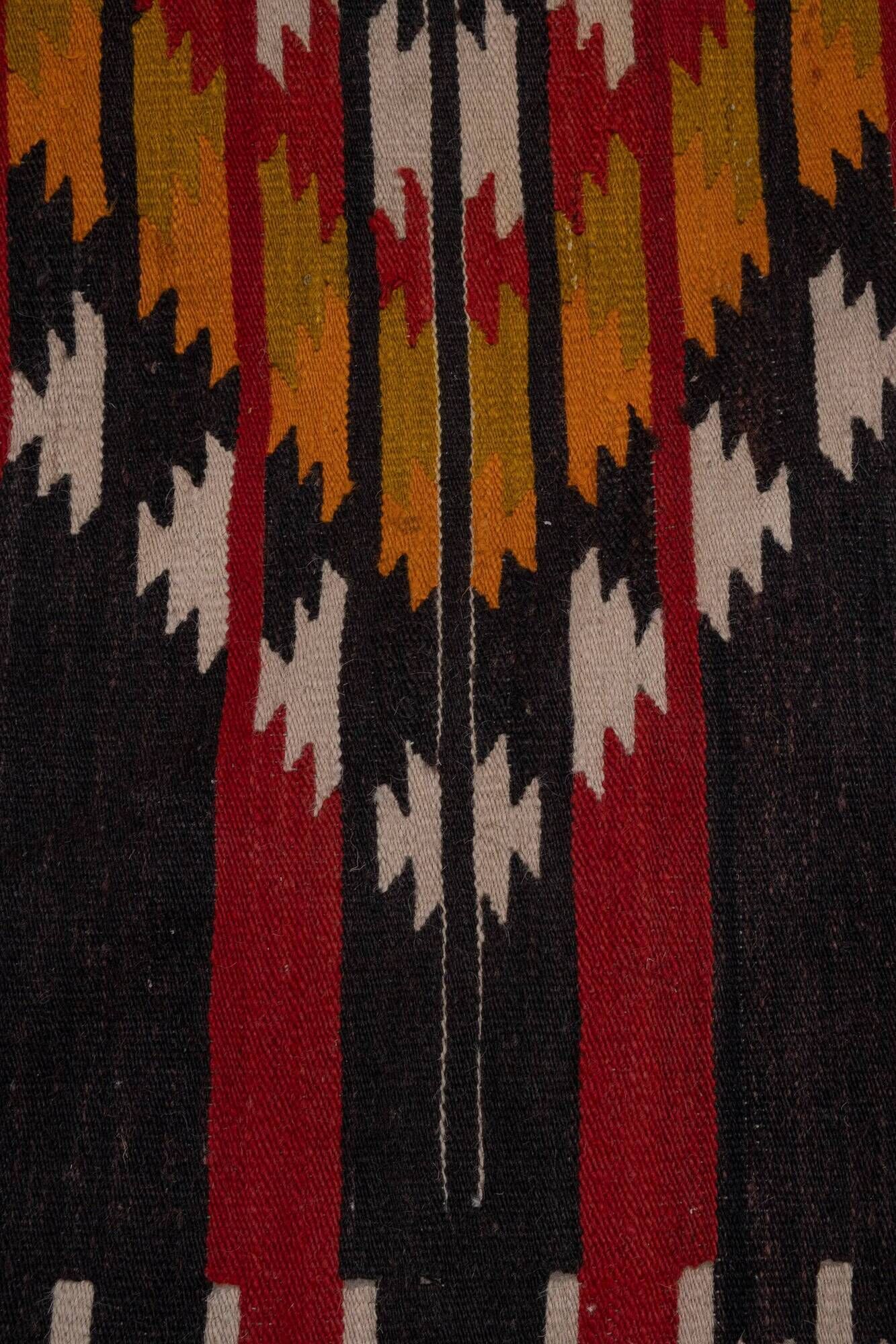 Vintage Turkish hallway rug 60x447 cm