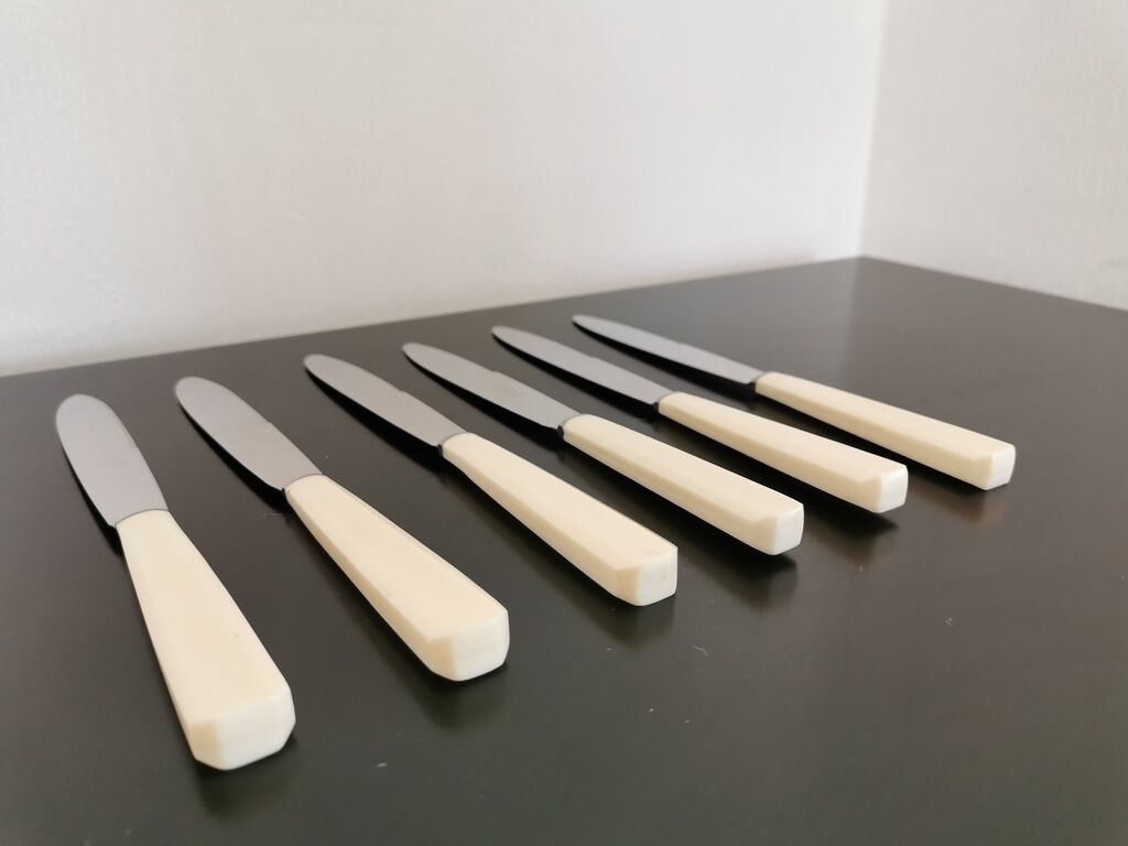 Lot de 24 couverts métal argenté Art déco