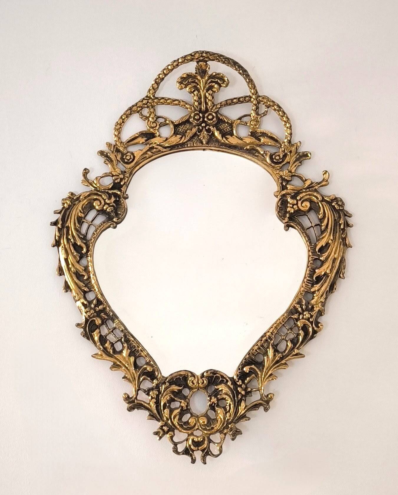 Rococo Bronze Mirror Louis XV Style