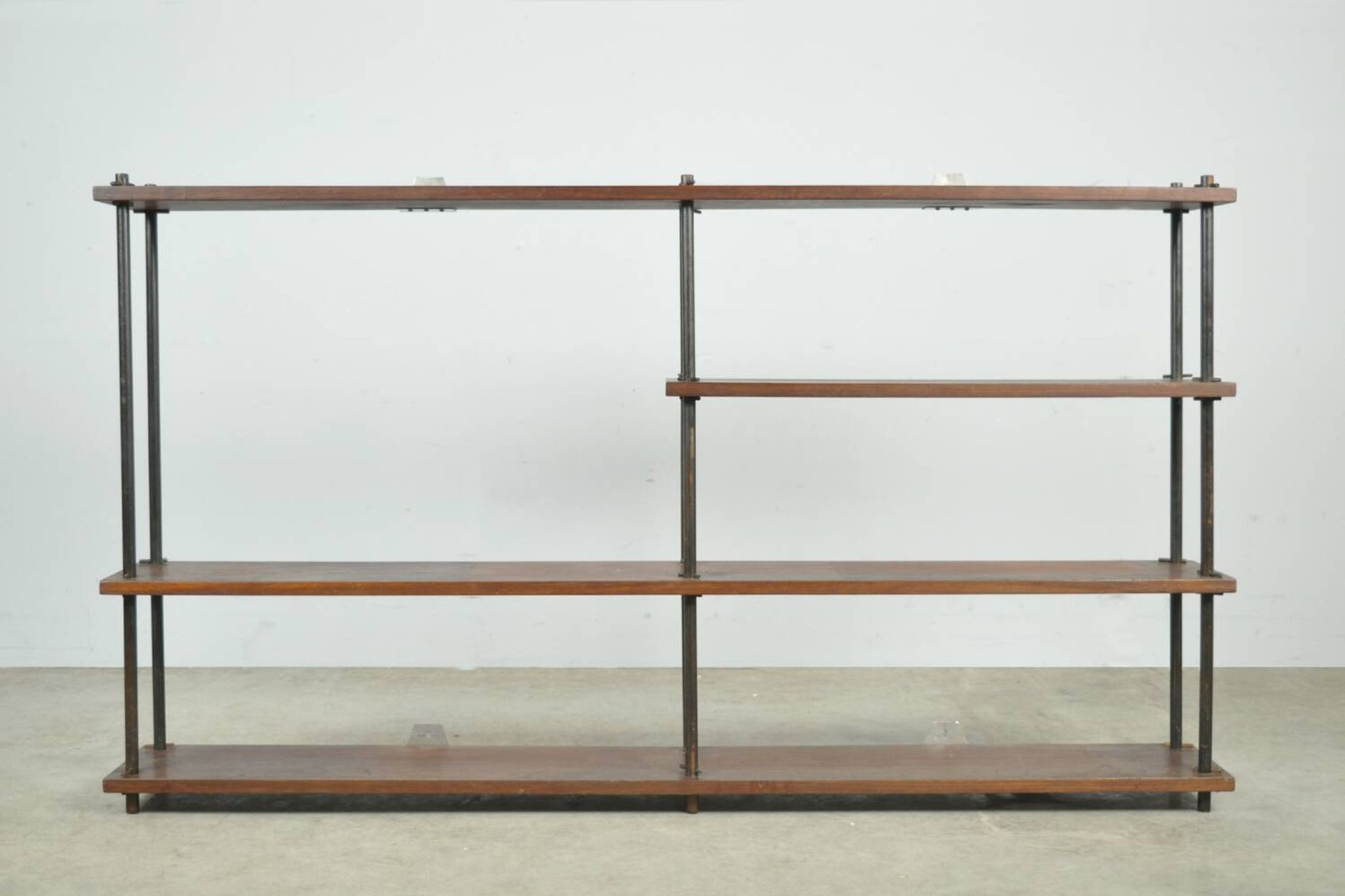 Hanging vintage wooden stick cabinet, Netherlands 1970
