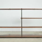 Hanging vintage wooden stick cabinet, Netherlands 1970