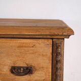 Antique stripped pine chest of drawers – Primitive European rustic furniture – circa 1920 #109