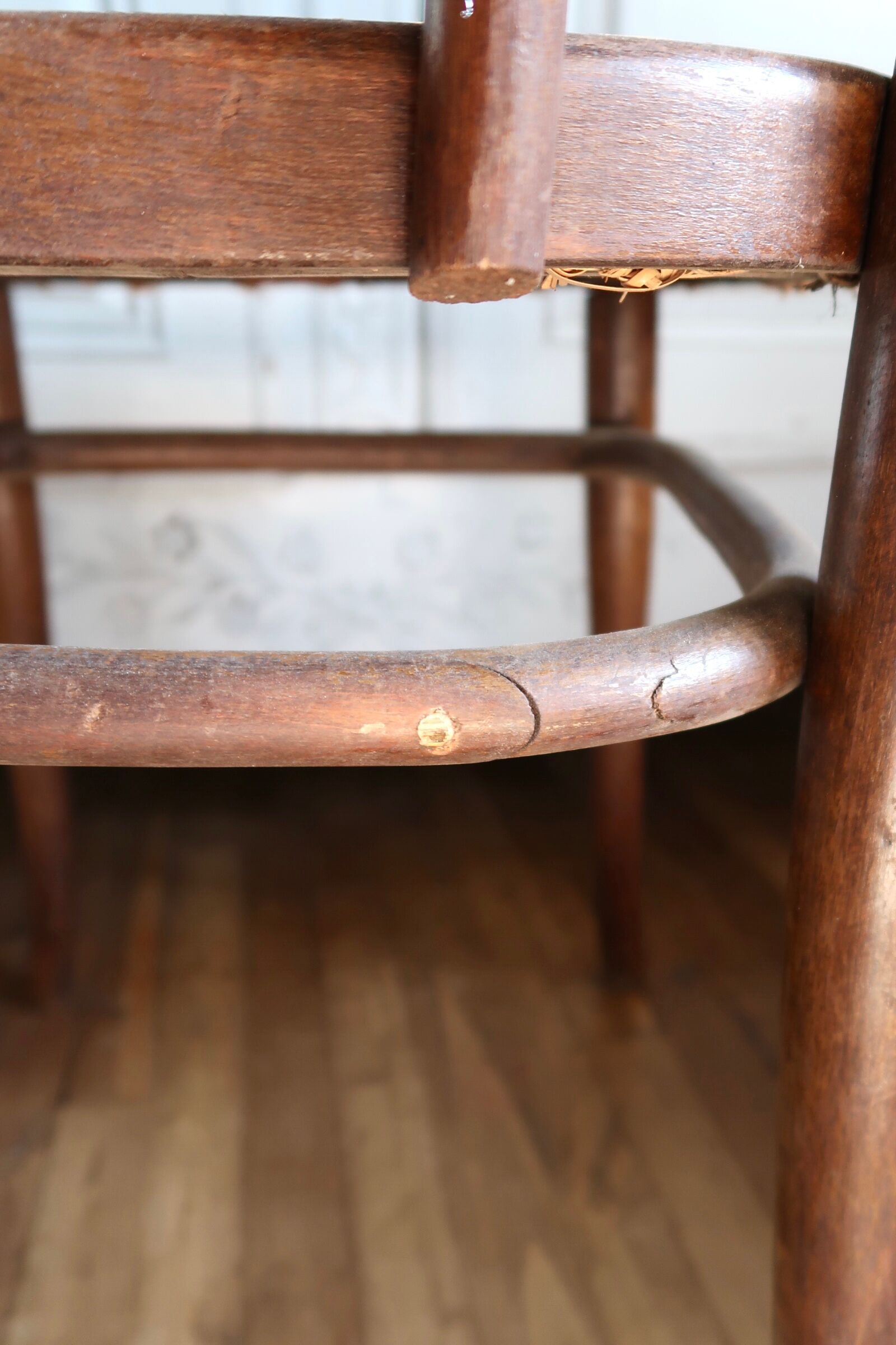 Canned bistro chair Thonet N°56 years 40