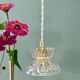 Vintage glass pendant light - tableware collection (UD1)