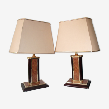 Lampes vintage vers 1970 Robert de Shuytener