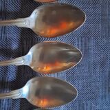 12 silver-plated soup spoons