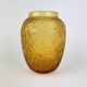 “Biches” crystal vase by Lalique – Amber