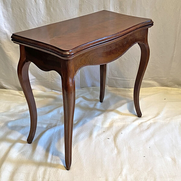 table à jeux Louis Philippe en acajou