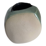 Vase céramique émaillée signé