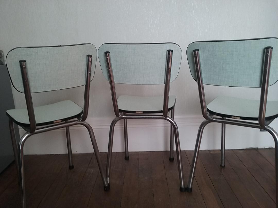 Chairs formica, 50s