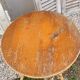 Table basse vintage en bambou et rotin