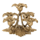 Brass flower candle holder