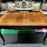 Antique English table. Solid oak.