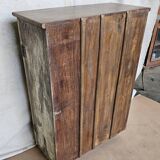 Old Burmese teak display case