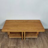 Elm coffee table, 1980