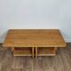 Table basse en orme, 1980