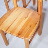 Rainer Daumiller Dining Chairs Pine Wood 1970s