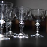 Set of 12 Art Nouveau glasses.
