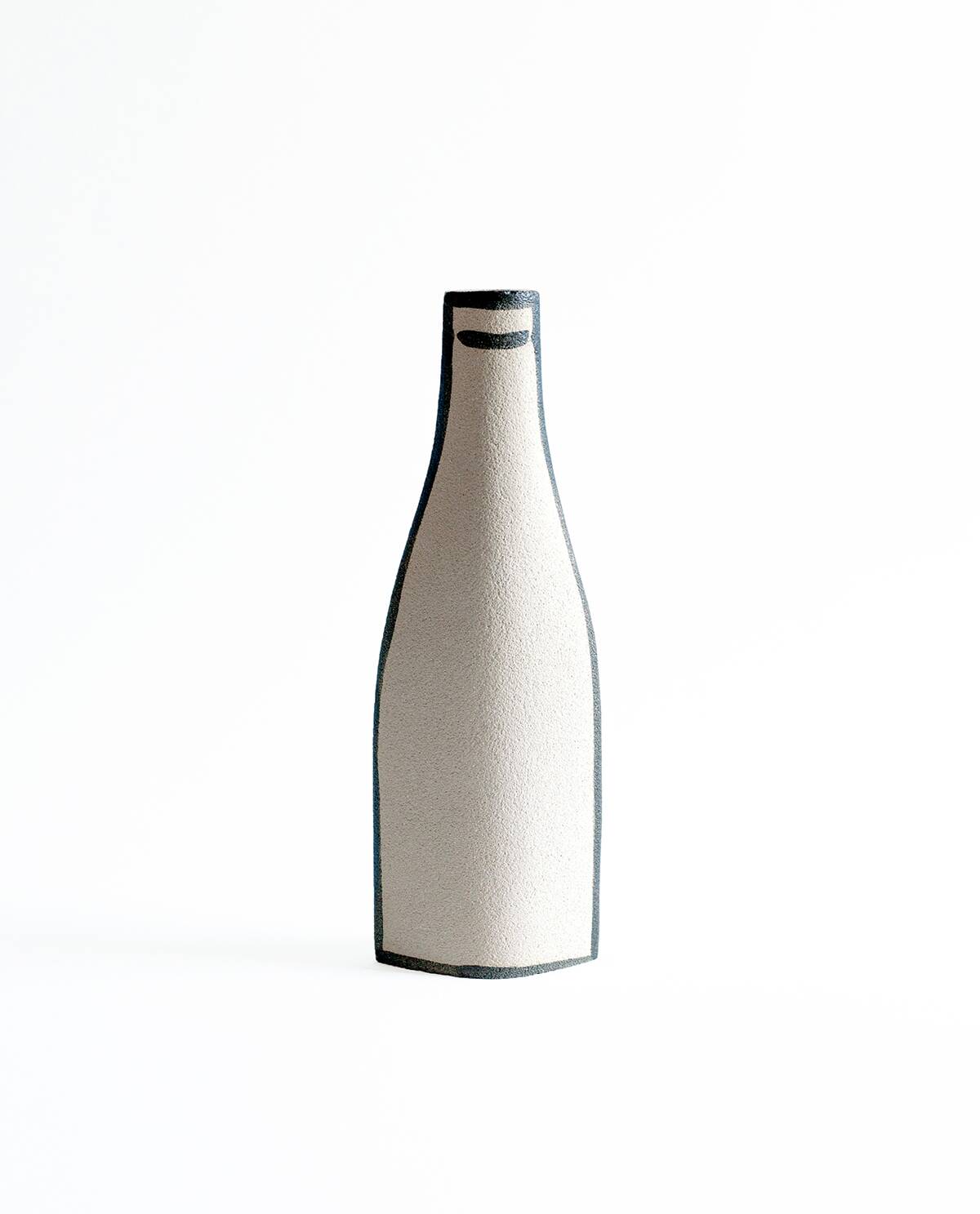 Ceramic Vase 'Morandi Bottle - Black'