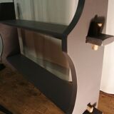 Grey-redesigned wood shelf