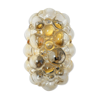 Vintage glass ceiling lamp by helena Tyrell Glashütte Limburg design