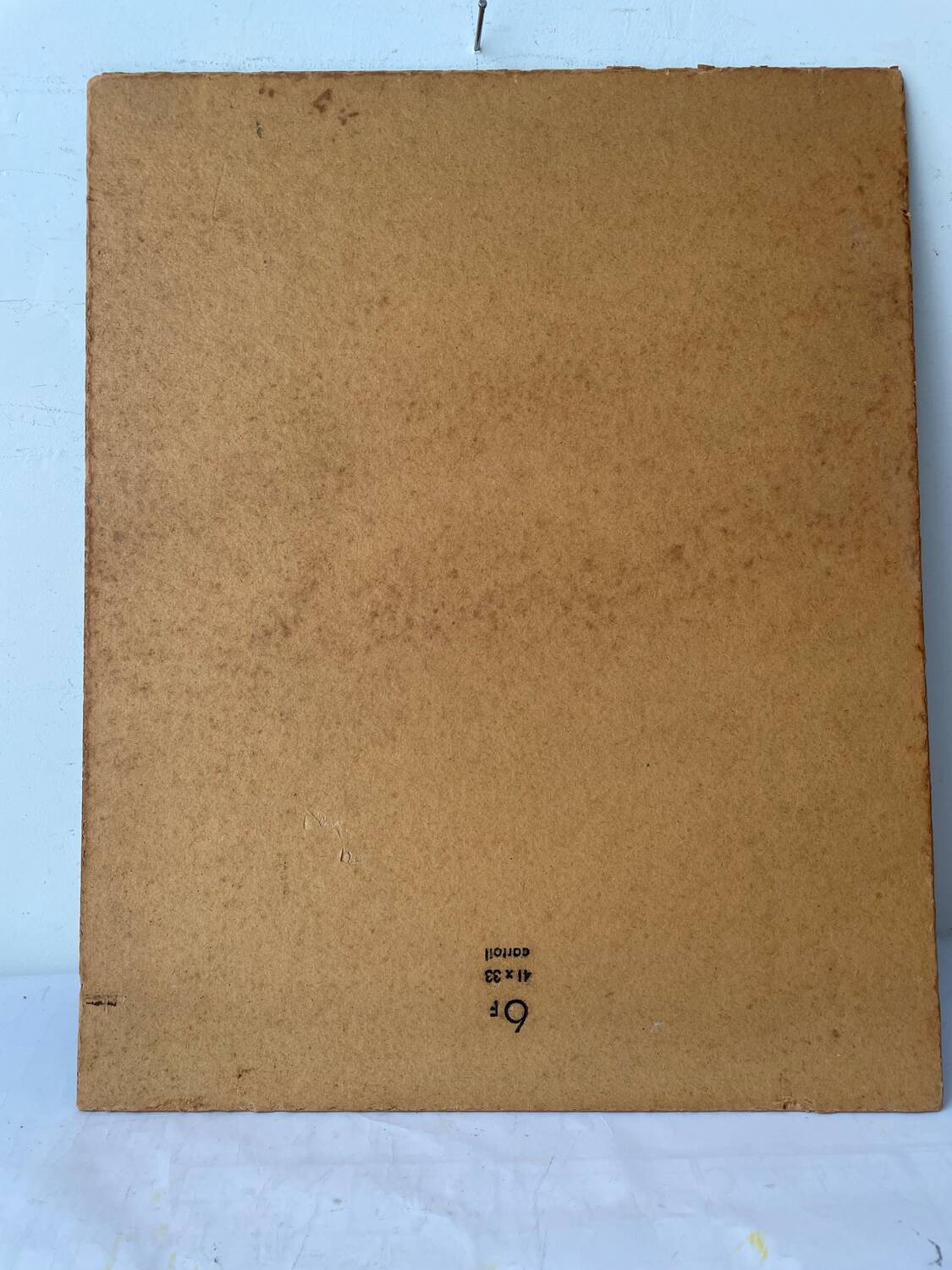 Tableau huile sur bois