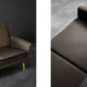 Vintage Mid-Century Danish Modern Brown 3-Seater Sofa by Folke Ohlsson