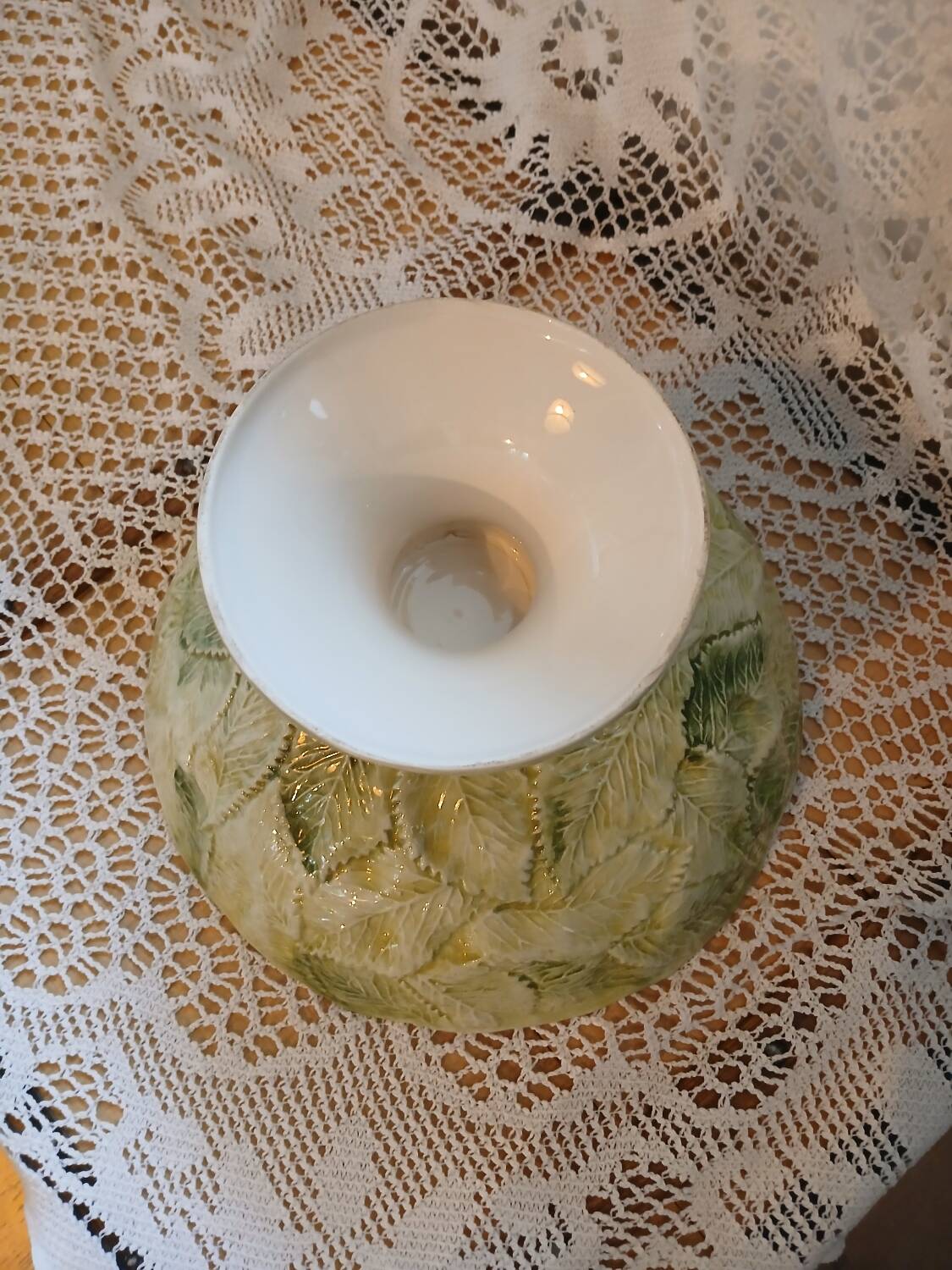 Antique fruit bowl in slip
