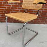 Chair Cesca model by Marcel Breuer with armrests B64
