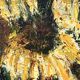 Expressionist painting "The Sunflowers" — Oil on canvas by Cécile O